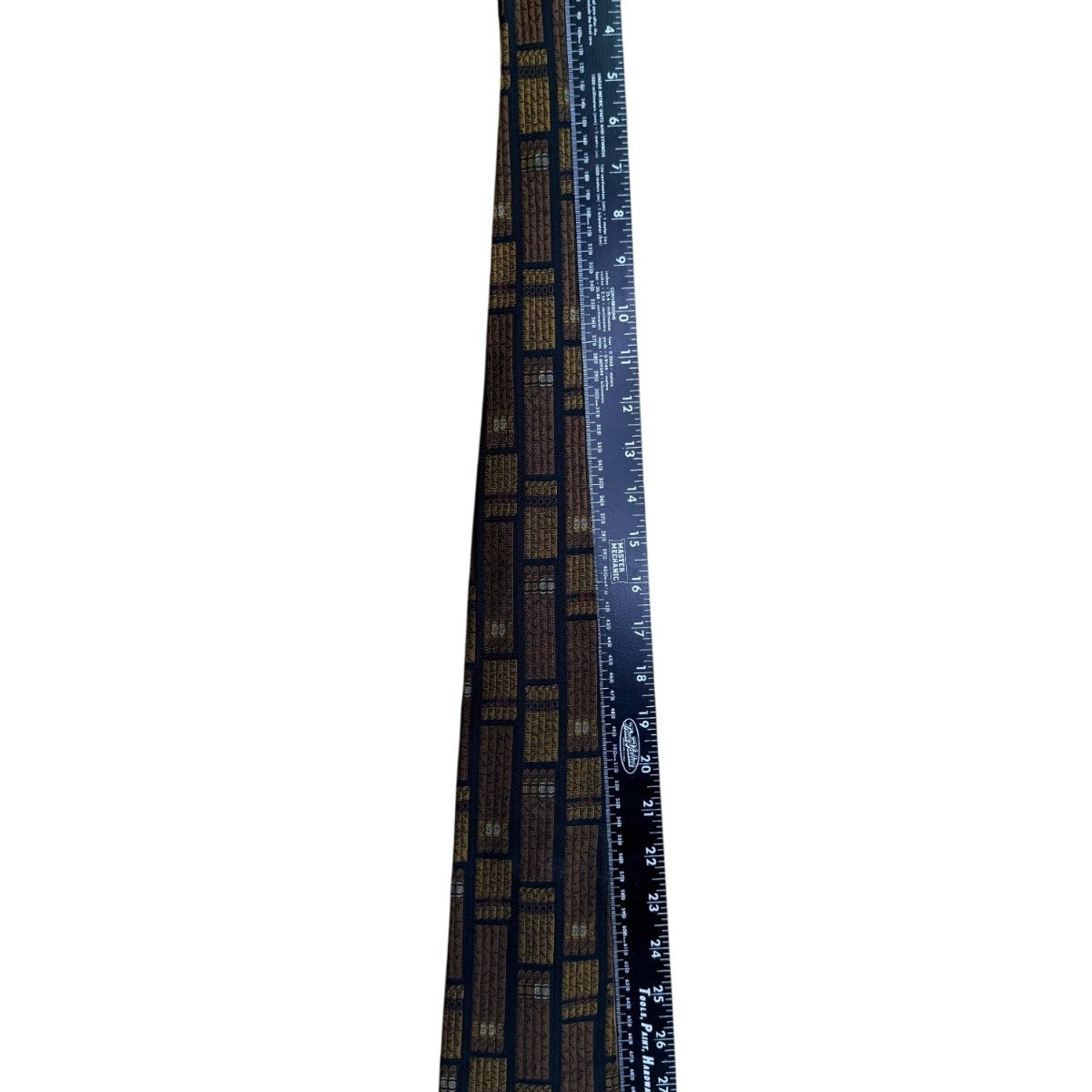 Robert Talbott Mens Multicolor Silk Library Print Tie Handsewn