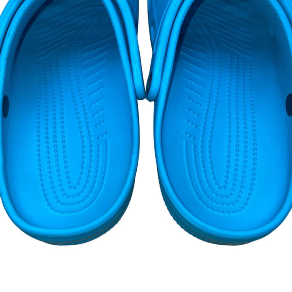 Crocs Unisex Blue Lightweight With Ventilation Holes Slip-On Clogs Size M9 W11