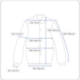Jinghui fushi Womens Black Satin Button Embellished High-Neck Long Sleeve Blouse
