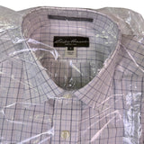 Eddie Bauer Mens White Cotton Long Sleeve Wrinkle Resistant Slim Fit Shirt Sz S