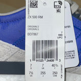 Adidas Men’s Real Lilac & White Suede & Mesh ZX 500 RM Sneakers Size 7.5