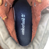 Timberland Men's Brown Leather Lace-Up Outdoor Wear Hiking Boots Size 8.5