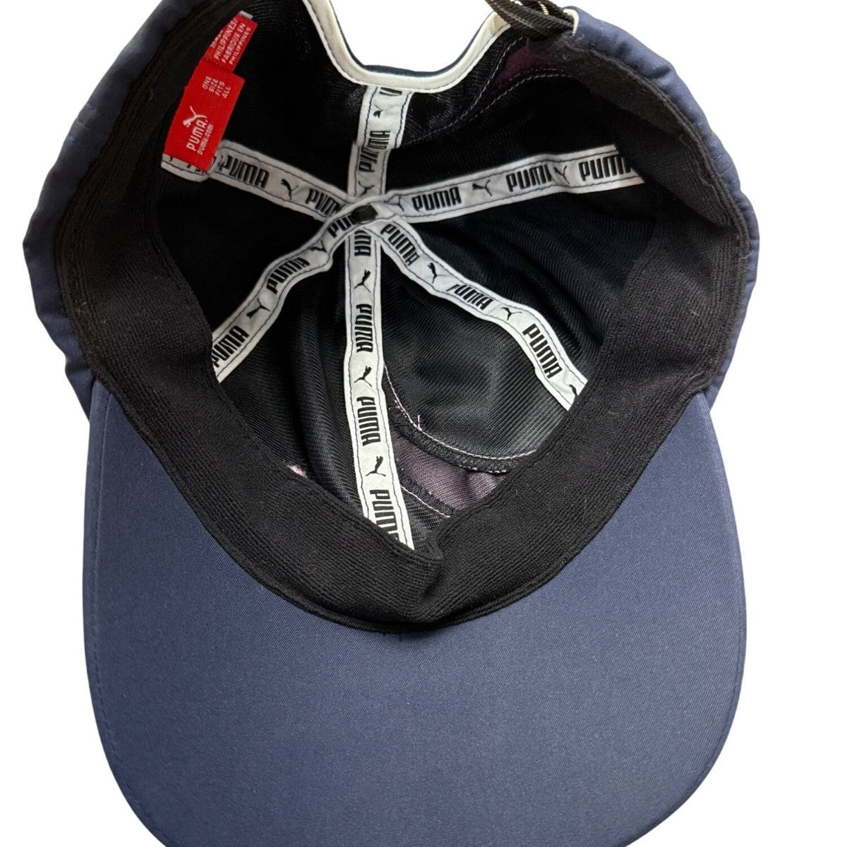 Puma Women's Navy Blue & Pink Athletic Cap with Adjustable Strap - New