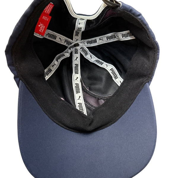 Puma Women's Navy Blue & Pink Athletic Cap with Adjustable Strap - New