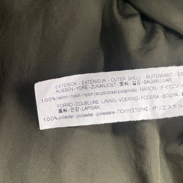 Zara Trafaluc Womens Green Puffer Hooded Vest Lightweight Quilted Outdoor Size M