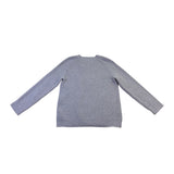BP Womens Gray Ribbed Knit Crewneck Sweater Size S