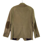 Michael Kors Mens Tan Blazer Suede-Look Sport Coat 2-Button Pockets Sz 40R