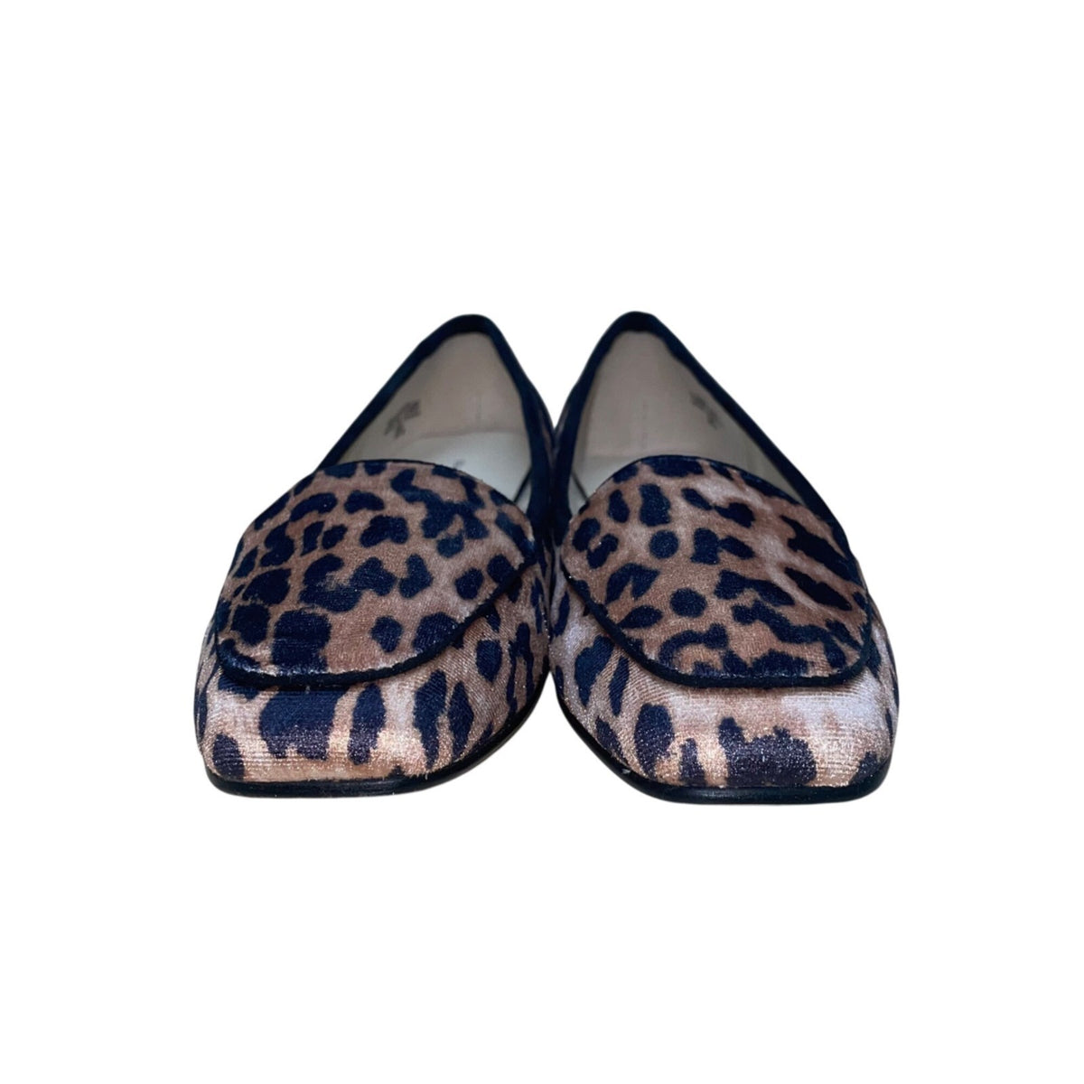 Bandolino Women’s Brown & Black Leopard Print Slip-On Loafers Shoes Size 6.5M