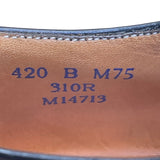 Brooks Brothers Men’s Black Leather Oxford Wingtip Dress Shoes Size 7.5