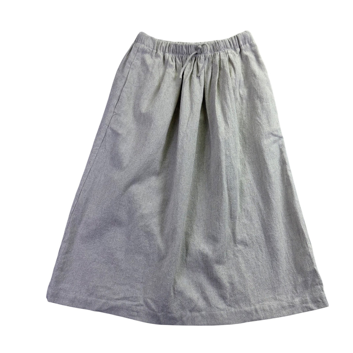 Zara Girls Gray Elastic Waist Midi Skirt Comfortable Casual Size 13-14 