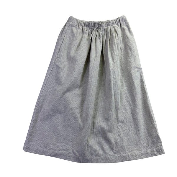 Zara Girls Gray Elastic Waist Midi Skirt Comfortable Casual Size 13-14 