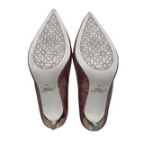 Jewel Badgley Mischka Women’s Rose Sequined Pointed Toe Stiletto Heels Size 10