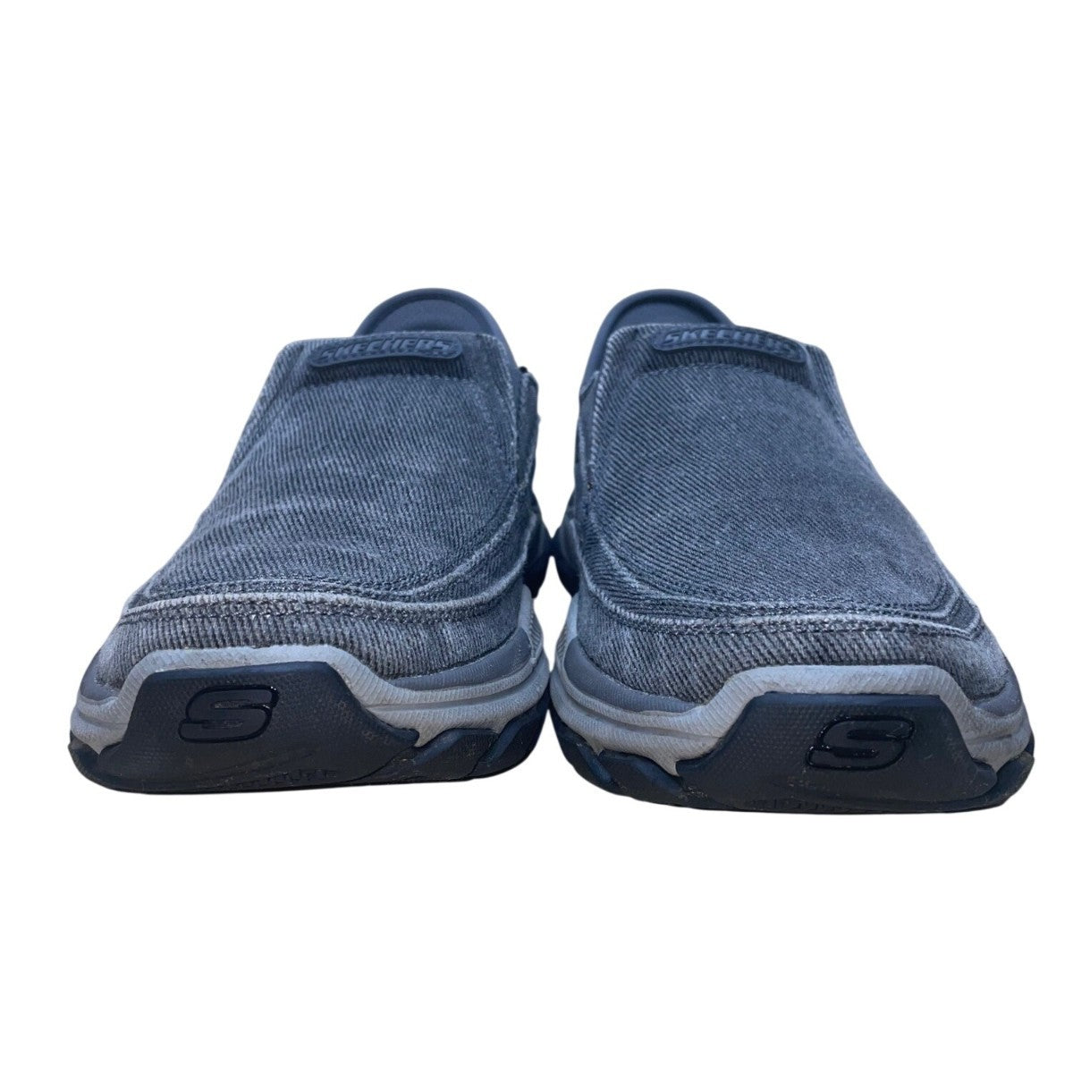 Skechers Men’s Charcoal Slip-Ons Arch Fit Air-Cooled Holmgren Shoes Size 9.5
