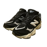 New Balance Men’s Black & White Suede & Mesh 9060 Athletic Sneakers Size 6.5
