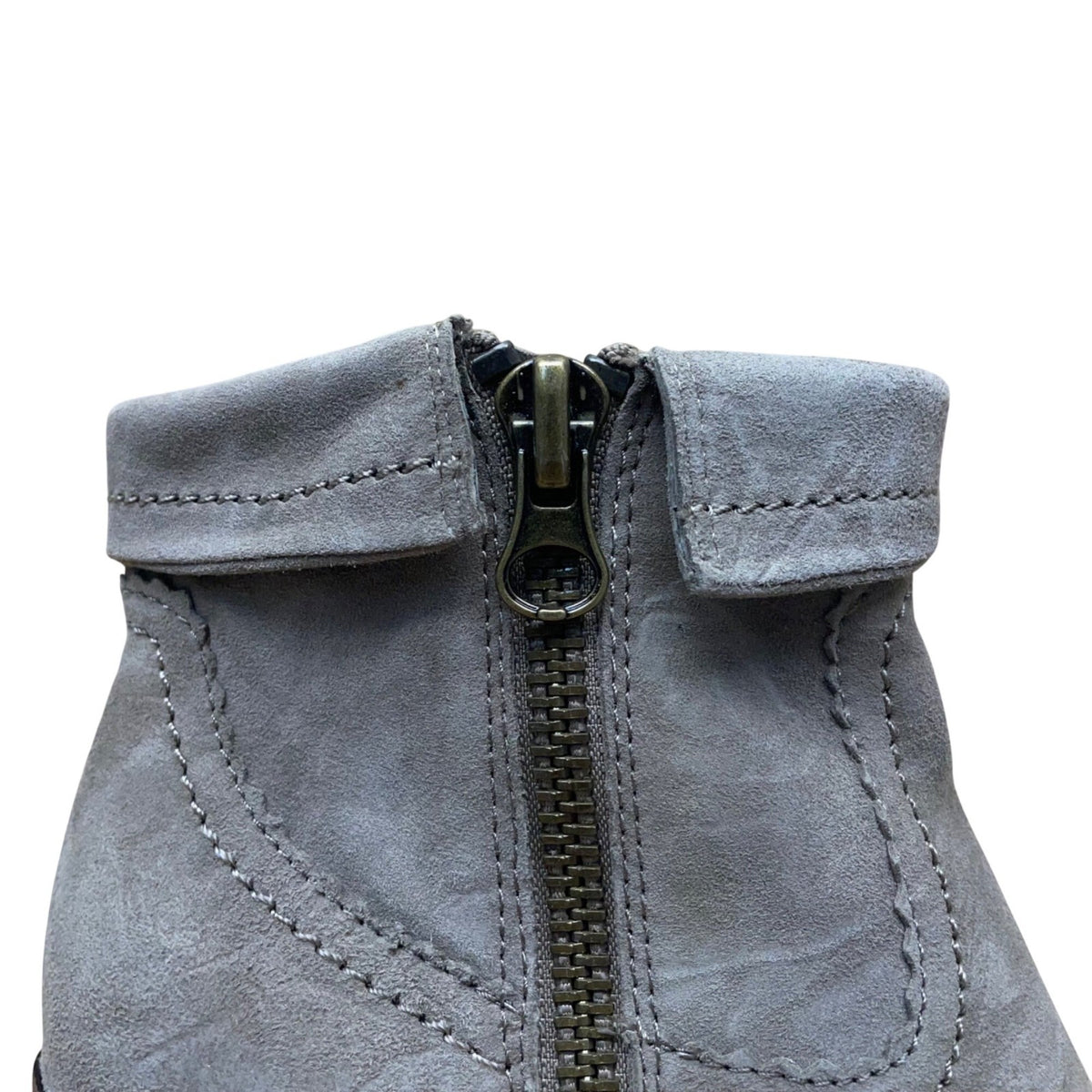 Sam Edelman Women’s Tan Suede Fringe Zip-Up Closure Louie Ankle Booties Sz 7.5M