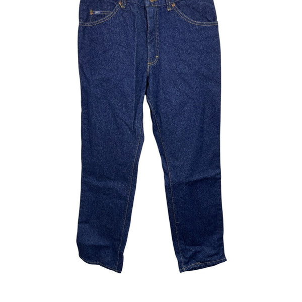Vintage 90s Y2K Lee 34x30 Lee Mens Regular Fit Jeans Blue Denim Made in USA New