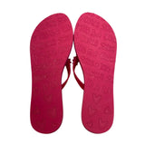 Coach Women’s Red & Purple Floral Rubber Kerrie Flip Flop Sandals Size 11B
