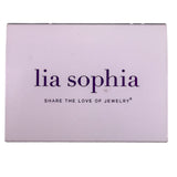 Lia Sophia Womens Bronze Tone Dangle Earrings With Black Accents 