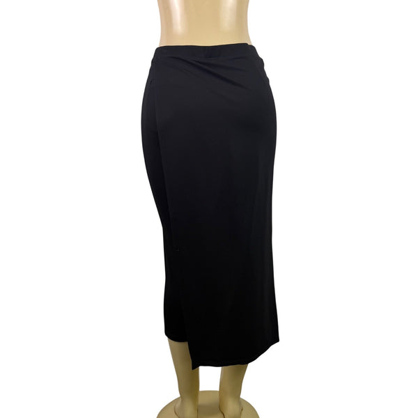 Betabrand Women’s Black Rayon/Nylon/Elastane Cropped Yoga Dress Pants Size M