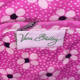 Vera Bradley Women’s Pink & Green Quilted Floral Print Adjustable Crossbody Bag