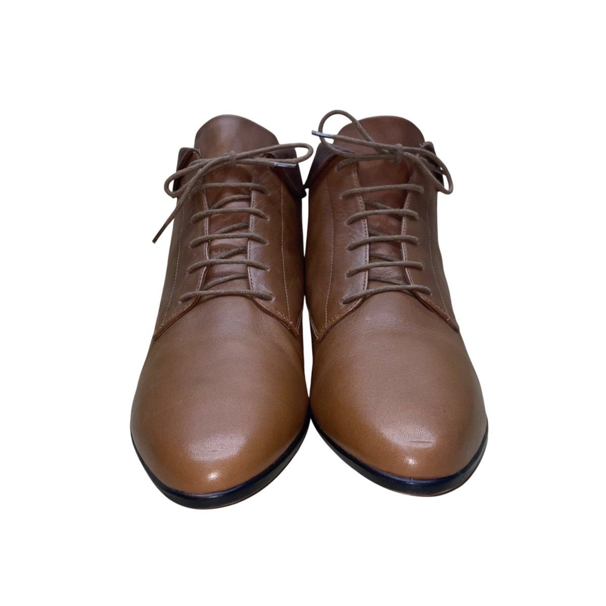 Hunt Club Women’s Brown Leather Lace-Up Kerry Ankle Booties Size 11M