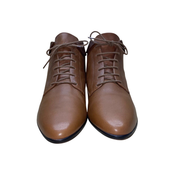 Hunt Club Women’s Brown Leather Lace-Up Kerry Ankle Booties Size 11M