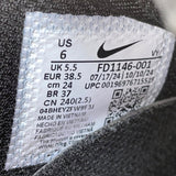 Nike Men’s Triple Black Leather Lace-Up Flyease Air Force 1 Sneakers Size 6