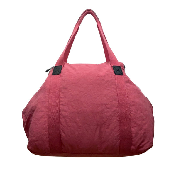 Kipling Women’s Coral Red Nylon  Expandable Zipper Closure Shoulder Bag