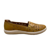 Cobb Hill Women’s Yellow Perforated Leather Slip-On Bailee Shoes Size 6.5M