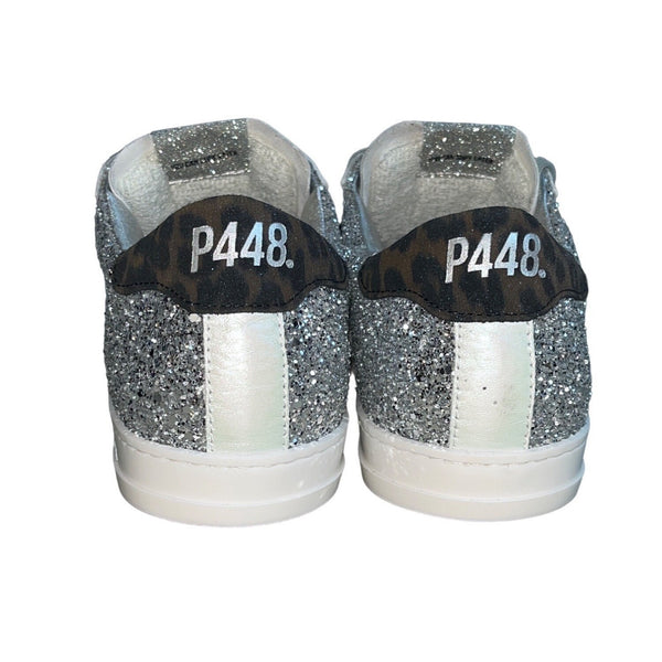 P448 Women's Ginevra Glitter F20-John Sport Shoes Sz 41 - NWB