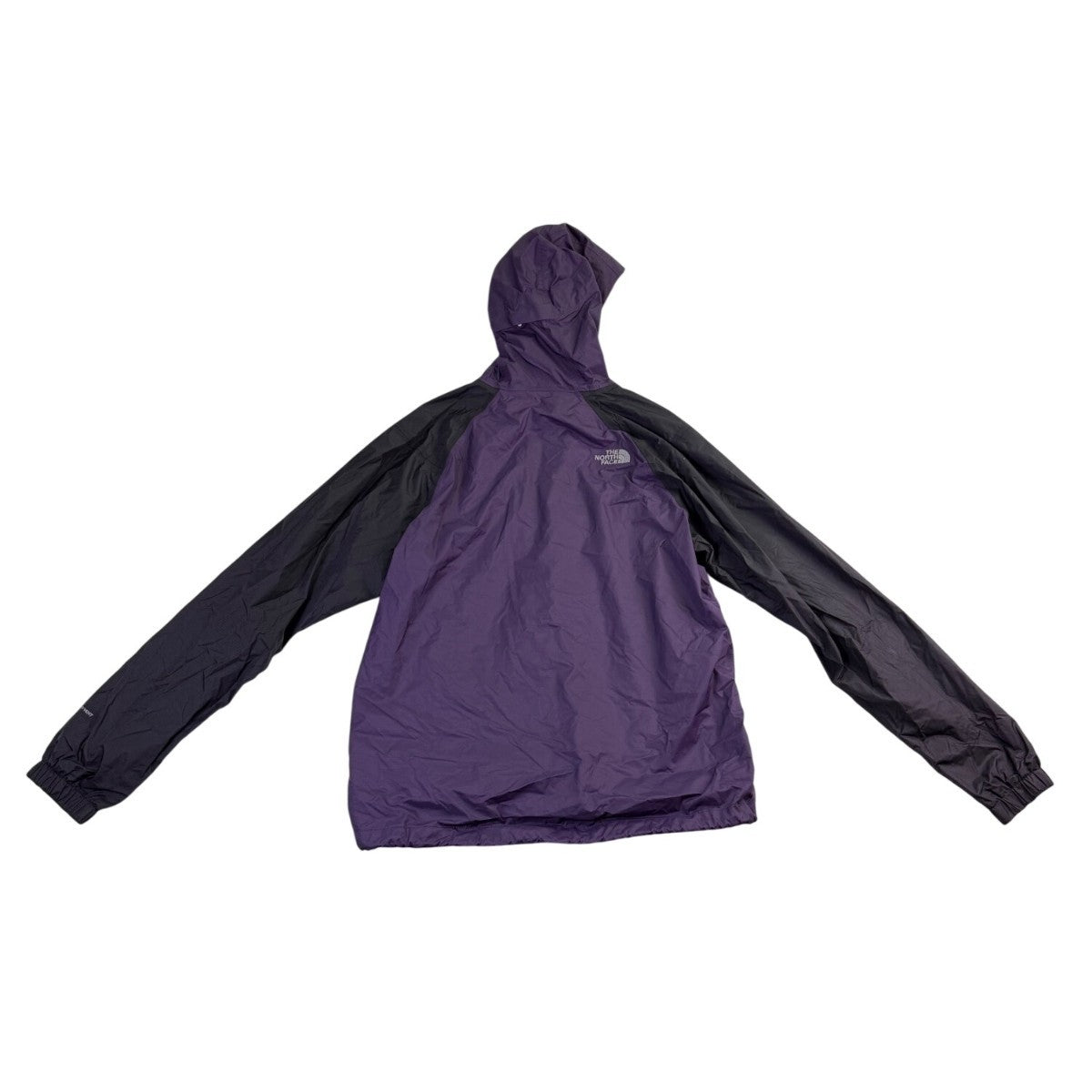 The North Face Mens Purple/Black Nylon Hooded Rain Jacket Size M