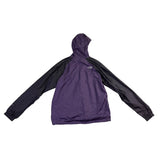 The North Face Mens Purple/Black Nylon Hooded Rain Jacket Size M
