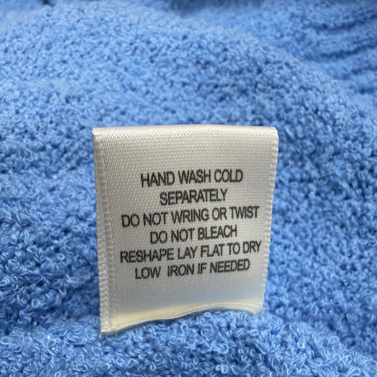 Promesa Womens Light Blue Half-Zip Pullover Sweater Size L