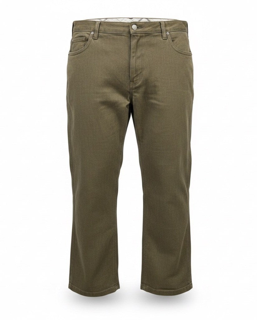 Kenneth Cole Mens Olive Straight-Leg PantsStylish & Comfortable Sz 42X30