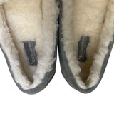 Koolaburra By UGG Women’s Gray Suede Shearling Lining Moccasin Slippers Size 10