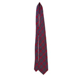 Posh Mens Red P Plaid Necktie Formal Accessories Slim Width 57 Inches Long
