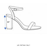 Loft Women’s Dusty Bone Leather Twist Mule-Missy Block Heel Sandals Size 7