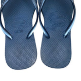 Havaianas Women’s Blue Foam Slim Flip Flops Sandals Size 4/5