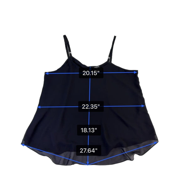 Torrid Womens Black Sophie Adjustable Camisole Top Size 00