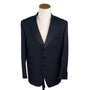 Vito Rufolo Mens Black Wool Super 120s 2 - Piece Tuxedo Suit Made In Italy