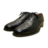 Brooks Brothers Men’s Black Leather Oxford Wingtip Dress Shoes Size 7.5