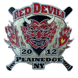 Red Devils Plainedge NY 2012 Collector Pin Baseball Bat Design