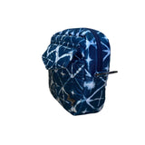 Lug Women’s Blue Nylon Quilted Abstract Pattern & Pockets Swing Crossbody Bag