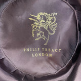 Philip Treacy Women’s Brown Leopard Print Wool Bucket Hat OS