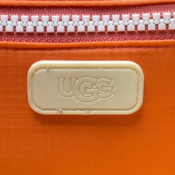 Ugg Women’s Orange Nylon Signature Logo Adjustable Strap Crossbody Bag Size S