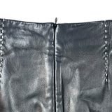 Banana Republic Black Leather Tube Skirt Szize 2 (EU 32) - NWT