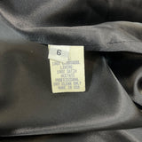J Percy for Marvin Richards Lord & Taylor Black Faux Fur Long Coat Jacket
