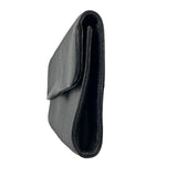 Lático Women's Black Leather Snap On Purse Sz S - EUC, inside zipper pocket