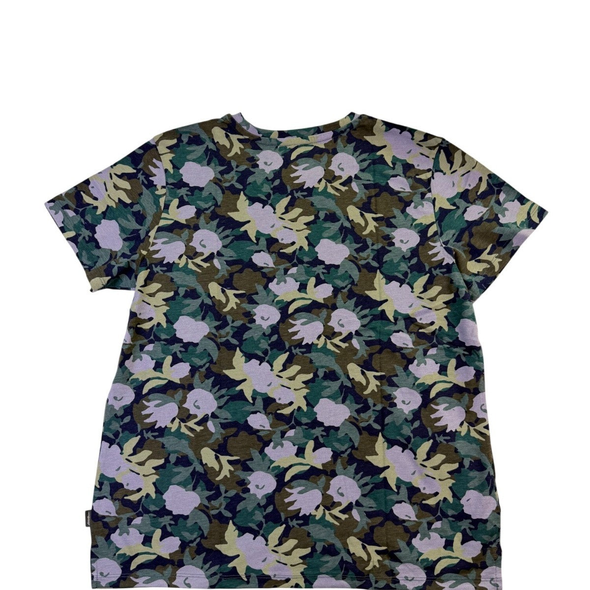 Eddie Bauer Womens Dark Green Camouflage Crew Neck T-Shirt Size L