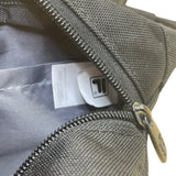 Fila Unisex Black Canvas Adjustable Strap Logo Waist Belt Bag